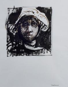 WOODWARD Margaret Moir S. 1938,Girl in a Hat,Shapiro AU 2016-05-17