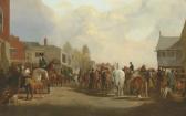 WOOLLETT Henry A 1857-1873,The Horsemarket at Ashby-de-la-Zouch,Christie's GB 2005-12-08