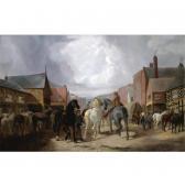 WOOLLETT Henry Charles 1826-1893,THE CHESTER HORSE FAIR,Sotheby's GB 2008-05-07
