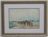 WOOLLETT Henry Charles 1826-1893,Three horses going home from the fields,Dickins GB 2019-06-07