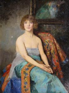 WOOLRYCH Francis Humphry 1868-1941,Portrait of a Lady,Clars Auction Gallery US 2018-12-16