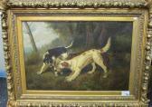 WOOLSEY Wood W 1899-1970,Three hunting dogs in a landscape,Braswell US 2010-01-01