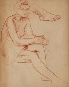 WOORE Edward 1880-1960,Studies of seated and reclining female nudes,Dreweatts GB 2015-08-26