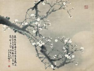 WOOSUNG Chang 1912-2005,Plum Blossom at Night,1974,Seoul Auction KR 2010-03-11