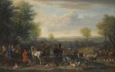WOOTTON John 1686-1764,A HUNTING PARTY,Sotheby's GB 2012-07-04