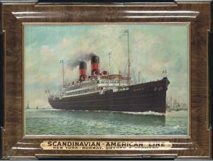WORMS Ferdinand 1859-1939,Scandinavian-American Line Frederik VIII,Christie's GB 2004-06-16