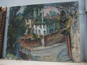WORRALL Ernest J. 1898-1972,CONTINENTAL TOWNSCAPE,Richardsons GB 2008-07-03