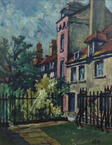 WORRALL Ernest J. 1898-1972,Oxford from St Mary's Lane,Mallams GB 2022-03-16