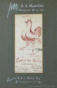 WORSLEY Charles Nathaniel 1862-1923,Cock o' the Walk,1905,International Art Centre NZ 2010-03-29