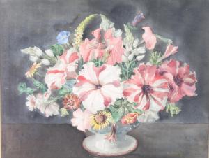 WORSLEY Margaret,still life study of a vase of flowers,Denhams GB 2016-09-28