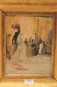 WORSTRY 1900-1900,Elegante au café,Rossini FR 2014-01-28