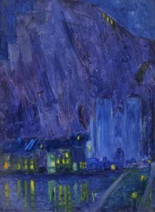 WORTHINGTON BALL ALICE 1869-1929,The Citadel at Night,1925,Clars Auction Gallery US 2018-01-21
