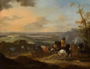 Wouwerman Peter 1623-1682,Ambush to the carriage,im Kinsky Auktionshaus AT 2022-12-06