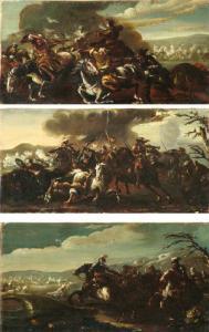 WOUWERMAN Philips 1619-1668,Cavalry battles,Anderson & Garland GB 2007-06-18