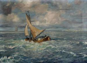 WOYTT Christian 1873-1949,Segelschiff auf dem Meer,c.1930-1940,DAWO Auktionen DE 2017-02-17