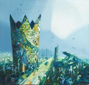 WRÓBLEWSKI Jerzy,Surreal composition,1980,Desa Unicum PL 2021-08-31