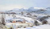 WRIGHT Alec 1900-1981,THE CLEVELAND HILLS IN SNOW,Mellors & Kirk GB 2013-11-27