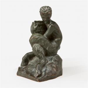 WRIGHT Alice Morgan 1881-1975,Faun (Small Model),1914,Freeman US 2020-12-08