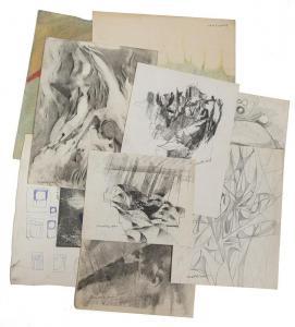 WRIGHT Don 1938-2007,Abstract Studies,Neal Auction Company US 2023-05-25