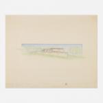 WRIGHT Frank Lloyd,Architectural drawing for the T. A. Pappas House, ,1955,Wright 2023-06-07