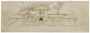 WRIGHT Frank Lloyd,ARCHITECTURAL DRAWING FOR THE WILLIAM H. WINSLOW S,1893,Sotheby's 2017-06-06