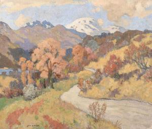 WRIGHT James 1885-1947,ROAD TO THE LOCH,Ross's Auctioneers and values IE 2022-01-26