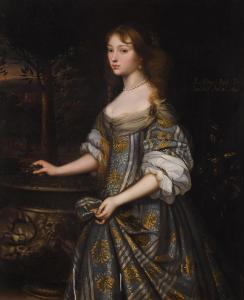 WRIGHT John Michael,Portrait of Jane Monins (c.1640-99), three-quarter,1699,Sotheby's 2021-03-24