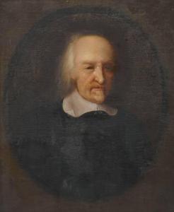 WRIGHT John Michael 1617-1694,Portrait of Thomas Hobbes,Grogan & Co. US 2021-12-05
