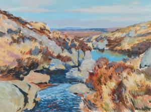 WRIGHT JOHN 1961,STREAM IN THE GLENS,Ross's Auctioneers and values IE 2023-11-08