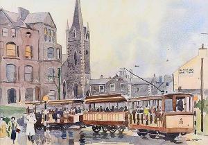 WRIGHT JOHN 1961,THE CAUSEWAY TRAIN,Ross's Auctioneers and values IE 2020-03-25