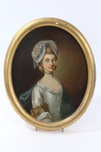 WRIGHT Joseph 1756-1793,portrait of Ann Patching,1770,Reeman Dansie GB 2018-11-20