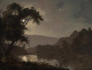 WRIGHT OF DERBY Joseph 1734-1797,A moonlit landscape,1793,Christie's GB 2023-07-06