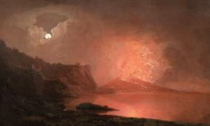 WRIGHT OF DERBY Joseph,View of Vesuvius in eruption, taken from Posillipo,Sotheby's 2023-03-23