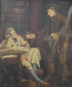 WRIGHT Robert Leslie 1868-1942,Gentleman Farmer and His Fo,19th century,Rowley Fine Art Auctioneers 2021-12-11
