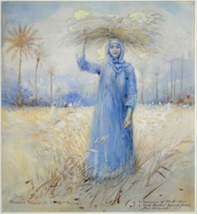 WRIGHT Robert Murdoch 1858-1926,A MIDDLE EASTERN LADY,Mellors & Kirk GB 2019-01-09