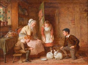 WRIGHT Robert William 1871-1906,Their New Home,1895,Peter Wilson GB 2023-04-06