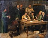 WRIGHT Thomas 1792-1849,Gentlemen playing cards in atavern interior,Bonhams GB 2010-03-17