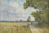 WRIGHT W.T,Geese and Figure in a Rural Landscape,19th,Rowley Fine Art Auctioneers GB 2018-02-20