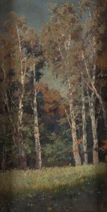 WRZESZCZ Eugeniusz 1851-1917,Landscape with birches,Desa Unicum PL 2024-04-16