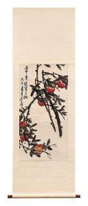 Wu Changshuo 1844-1927,peach tree branches with fruits,Kaupp DE 2014-06-28