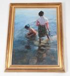WU JIAN 1942,Bathers,1986,I Gavel Auction US 2012-10-11
