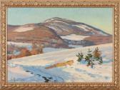 WUCHERER Fritz 1873-1948,Der Altkönig (Taunus) im Schnee gemalt von mir Fri,Arnold DE 2018-11-17