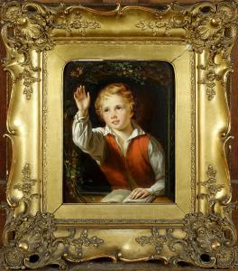 WULFFAERT Adrien 1804-1873,L'Enfant et le Papillon,Galerie Moderne BE 2019-02-26