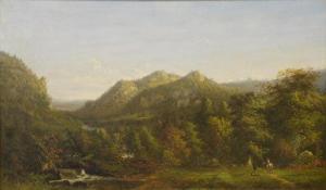 WUST Alexander 1837-1876,River Valley landscape,Nadeau US 2020-10-24