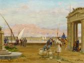 WUTTKE Carl 1849-1927,Luxor. Winter-Palace-Hotel,Van Ham DE 2019-05-16
