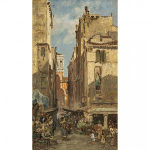 WUTTKE Carl 1849-1927,Straßenszene in Venedig,Neumeister DE 2024-03-20