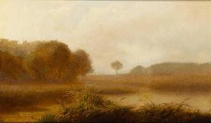 WYANT Alexander Helwig 1836-1892,New Jersey Meadows,1868,William Doyle US 2024-04-10