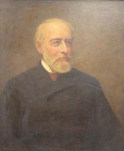 WYATT EATON 1849-1896,portrait of Alfred S. Purdy (1808 - 1886),1888,Nadeau US 2020-10-24