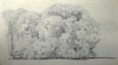 WYATT Henry 1794-1840,'Studyof trees', pencil, 6.5cm x 12cm, framed,Lots Road Auctions GB 2008-09-14