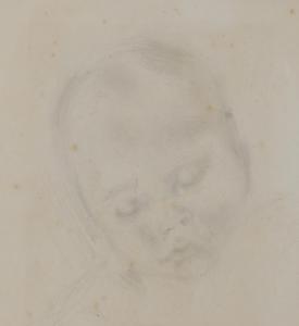 WYATT Irene 1903-1987,Sketch of a sleeping child,Rosebery's GB 2023-06-27